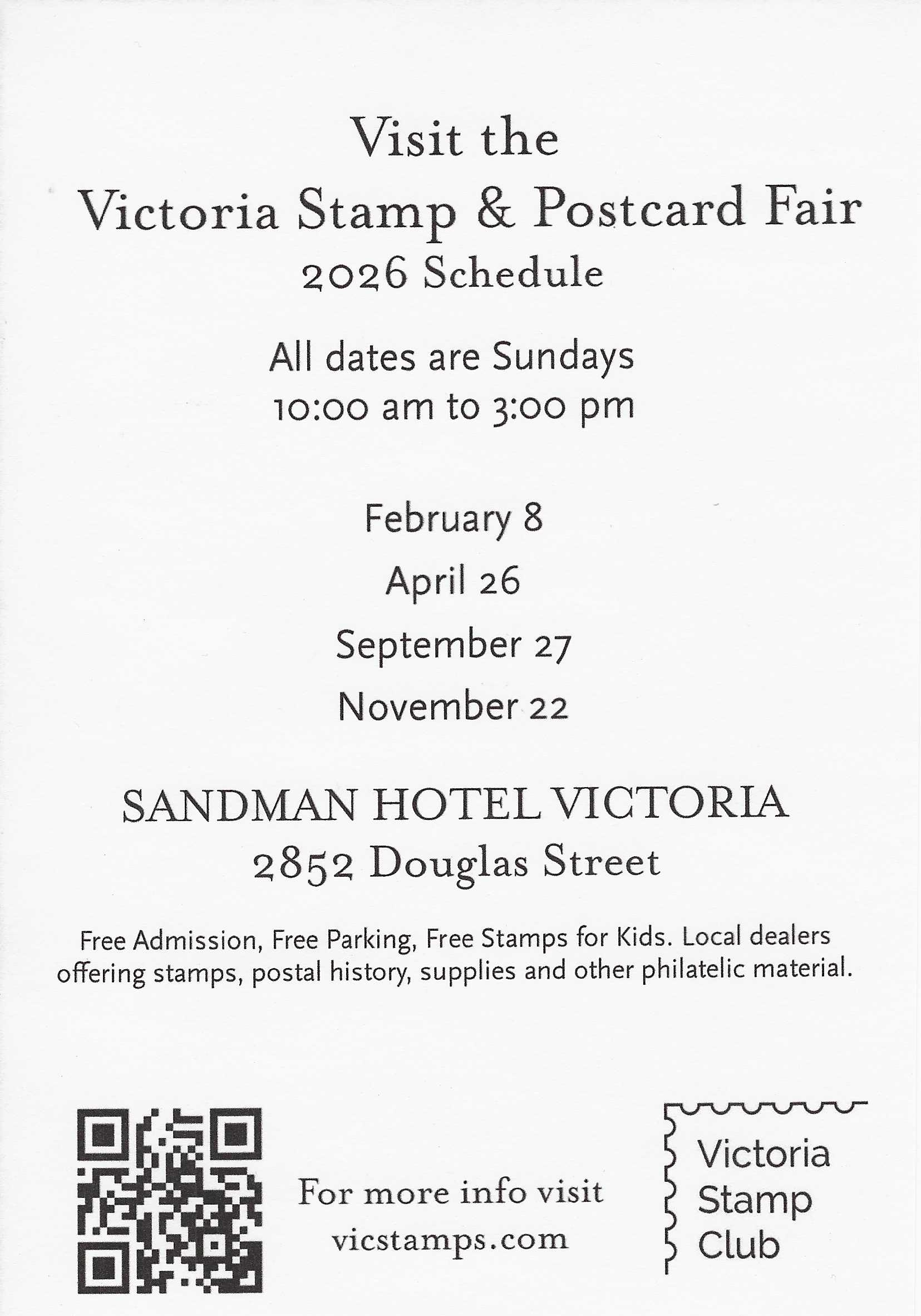 Victoria Stamp Fair